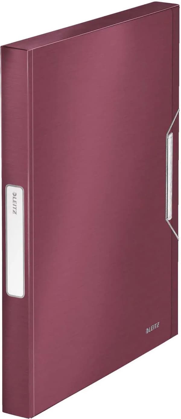 Leitz BRIEFCASE MED VISKELÆDER MØRK RØD (39560028)