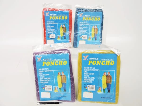 AST. Regnrock, poncho, 4 färger. fol.