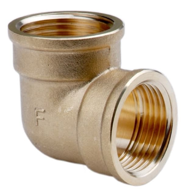 Ferro 5/4\" messingmøtrik albue - K06Z