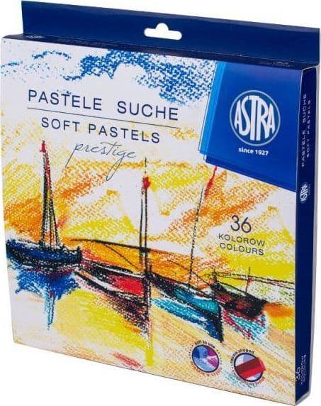 Prestige tørre pasteller 36 farver ASTRA