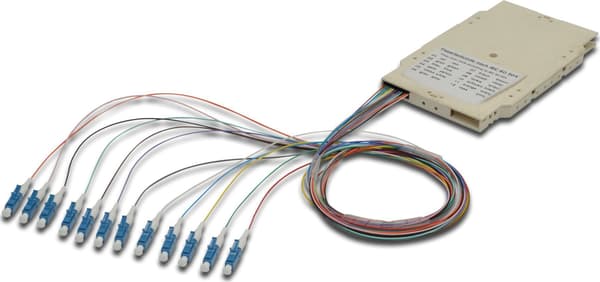 DIGITUS splejsningskassette med 12 pigtails (formonteret)