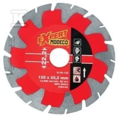 DIAMANTKLINGE, SEGMENTERET 230 MM MN-78-135