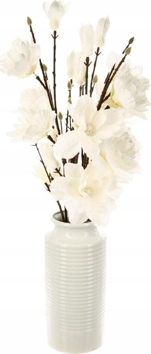 Atmosphera Kunstige blomster MAGNOLIA, hvid buket, 75 cm
