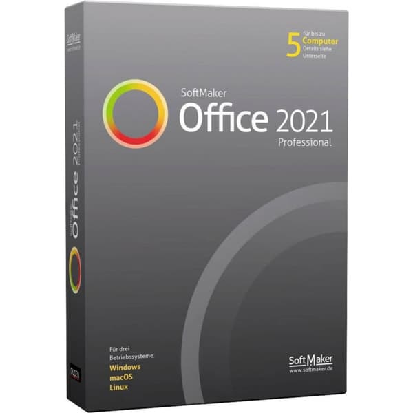 SoftMaker Office 2021 Professional - PKC - Täysi versio - 5 laitetta