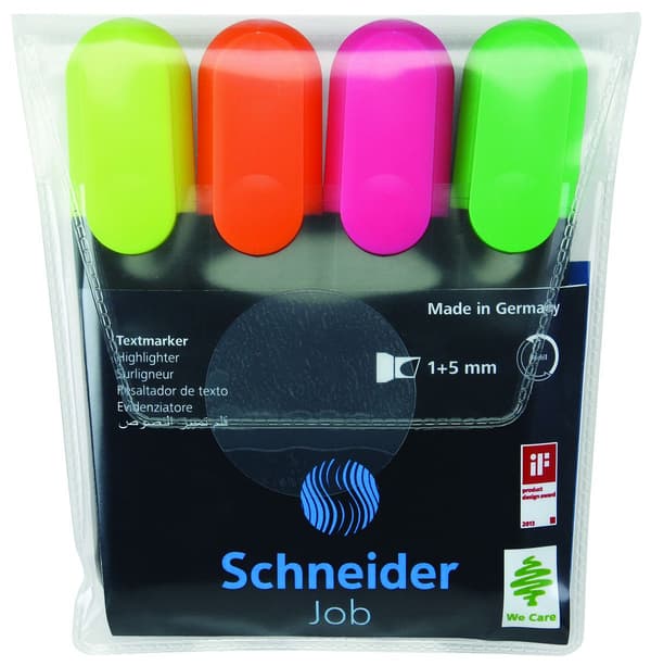 Job Highlighters 4 färger