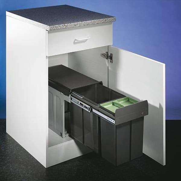 Affaldskurv 24l Bio Double Master - Wesco