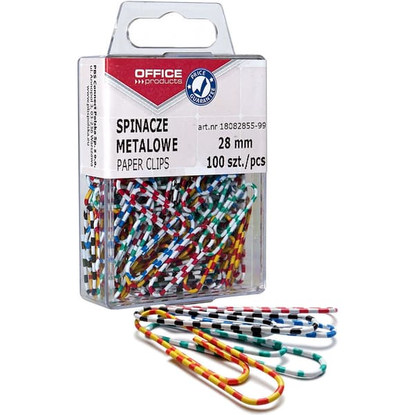 Kontorprodukter Zebra Metalclips 28mm