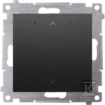 Simon 54 GO Trykknapstyring til rulleskodder styret via smartphone WiFi 2x5A 230V (modul) sort mat DEZ1W.01/49