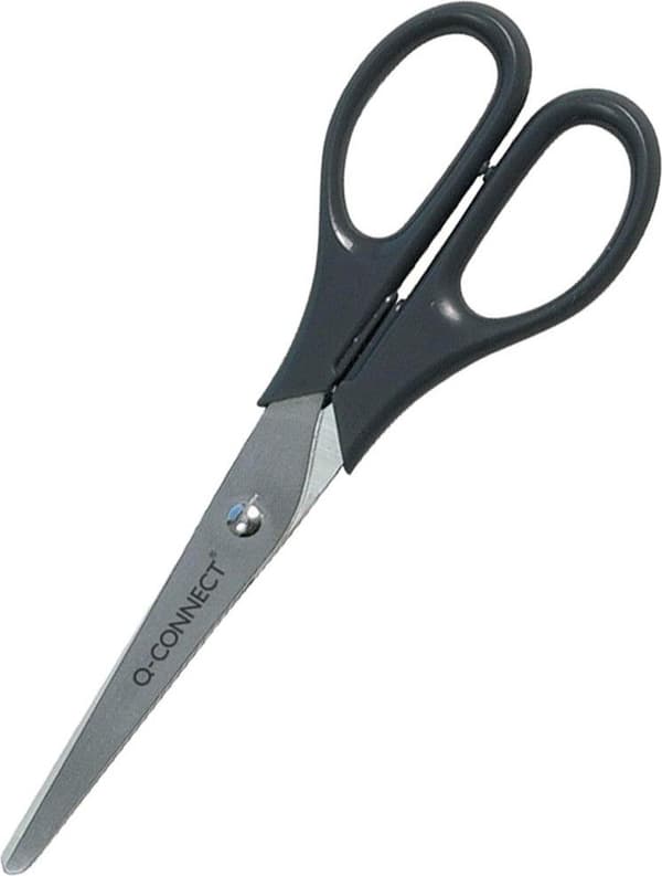 Q-Connect Kontorssax, klassisk, 18 cm, svart