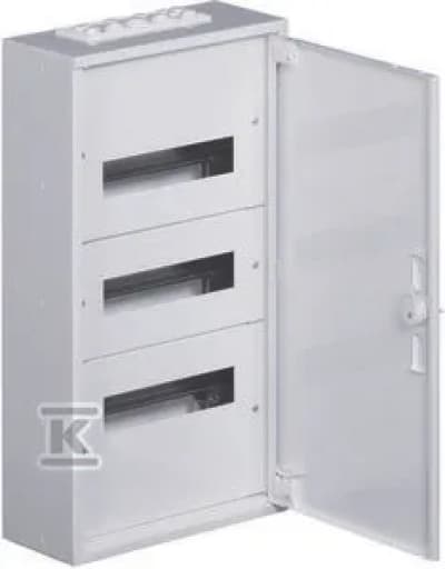3x12 pinta-asennettava moduulikeskus IP30 FW312WT