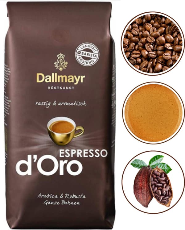 KAHVIPAVUT DALLMAYR ESPRESSO D'ORO 1000 G