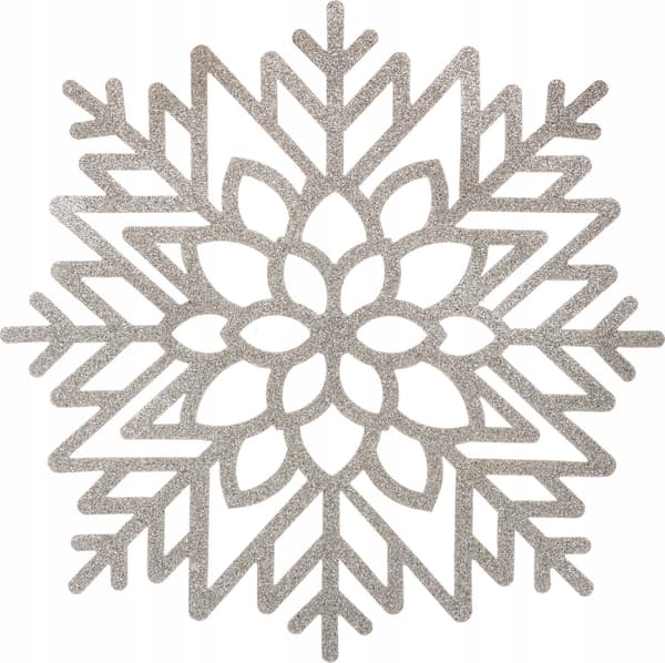 Fééric Lights and Christmas SNOWFLAKE glitter-pöytäliina