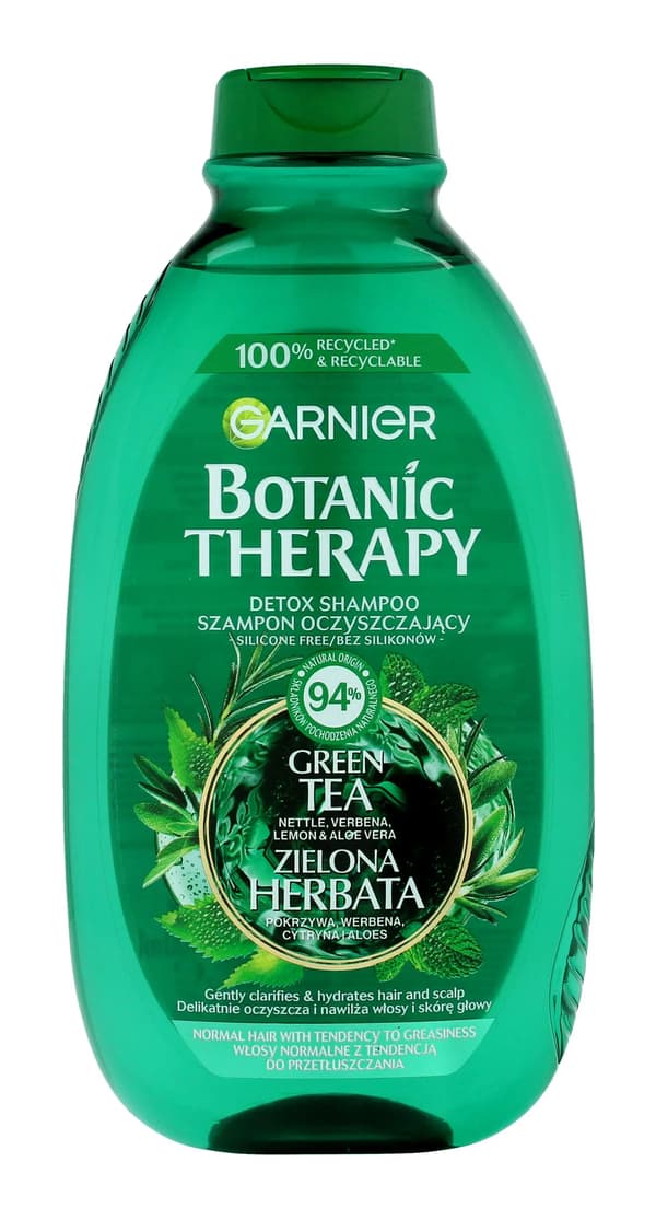 Garnier Shampoo Botanic Therapy rensende og opkvikkende grøn te, eukalyptus, citrus 400ml