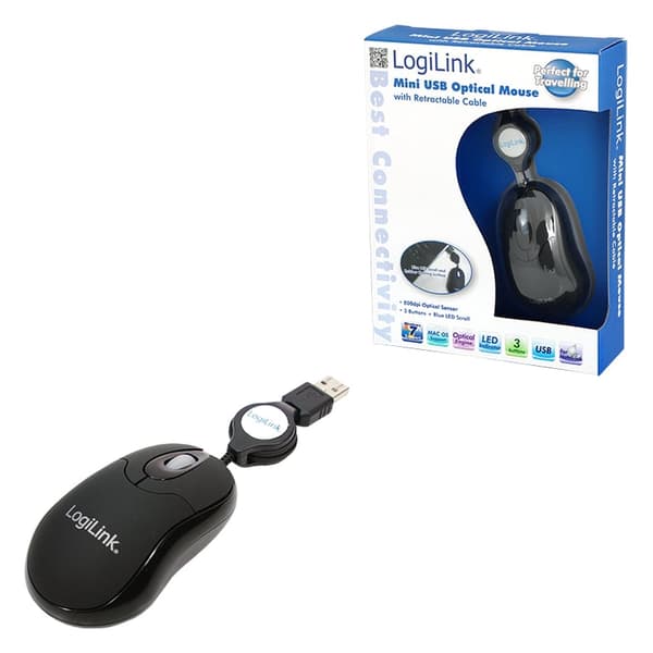 LogiLink Mus ID0016 - Svart