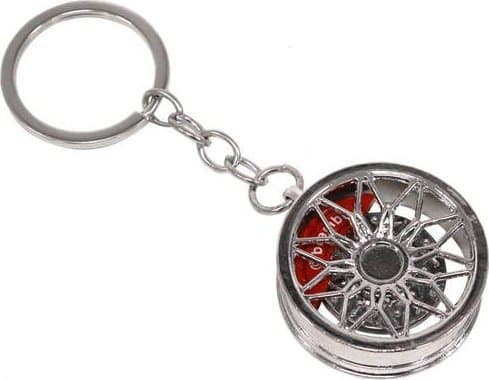 Nyckelring mTuning Nyckelring Fälg CS-39 Silver med klämma