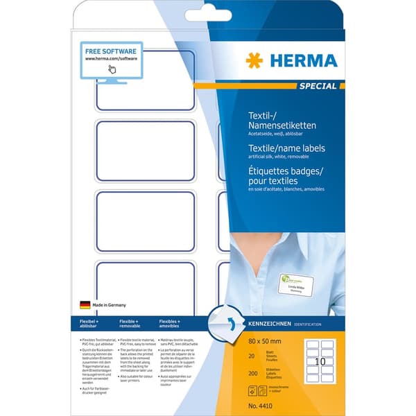 HERMA Special - kunstige navneskiltmær