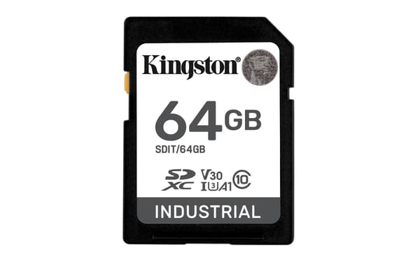 Kingston Flash-kortti Industrial - SDXC UHS-I - 64 Gt