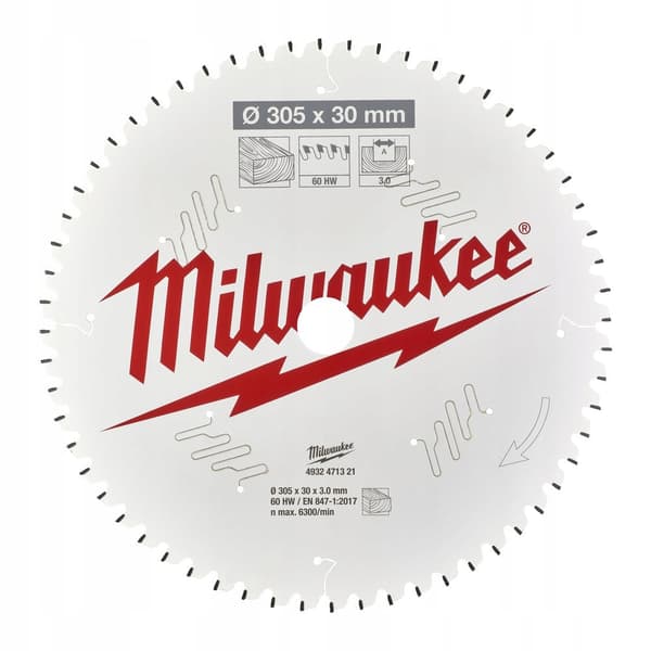 MILWAUKEE CIRKELSÅG 305x30x3,0x60z ATB