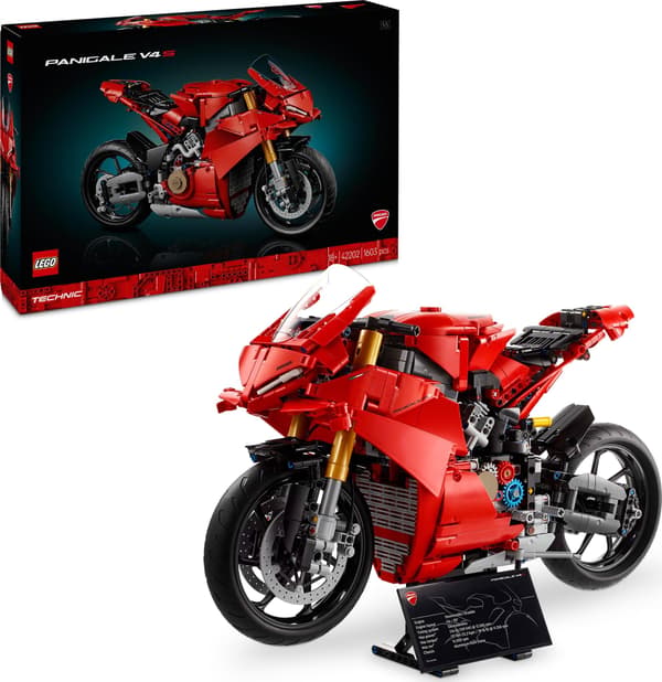 LEGO® Technic Ducati Panigale V4 S -moottoripyörä 42202