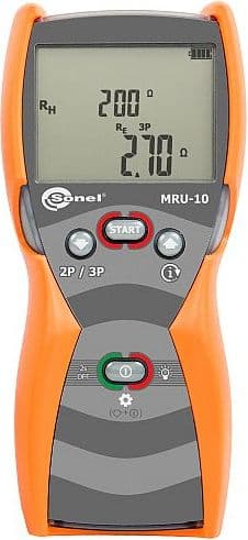 Sonel Jordmodstandsmåler MRU-10 (WMPLMRU10)