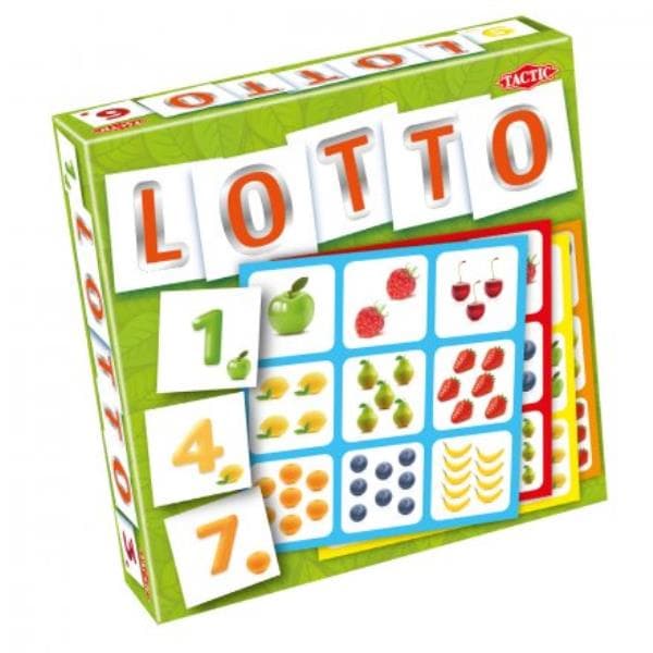 Lottospil tal og frugter 52677 TACTIC
