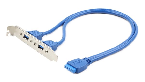 GEMBIRD CC-USB3-RECEPTACLE Gembird-liitäntä, paikka 2x USB 3.0 -kotelolle