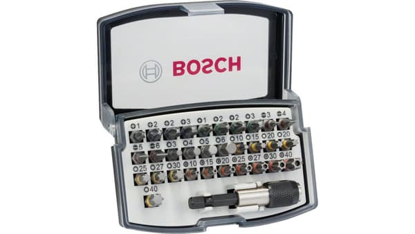 Bosch skruetrækkerbitsæt - 32 stykker