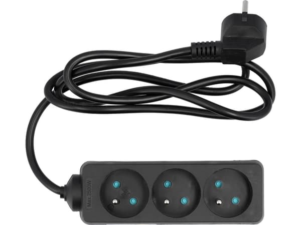ELEKTRISK LØSNING /SORT/ 3G MED/U 1,5M
