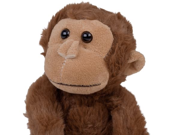 Maskot Malpka brun hængende 40 cm