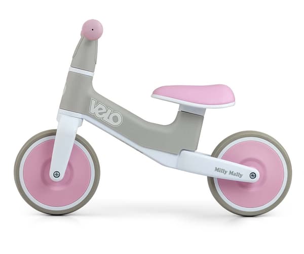 MILLY MALLY BALANSCYKEL VELO ROSA 5901761128956