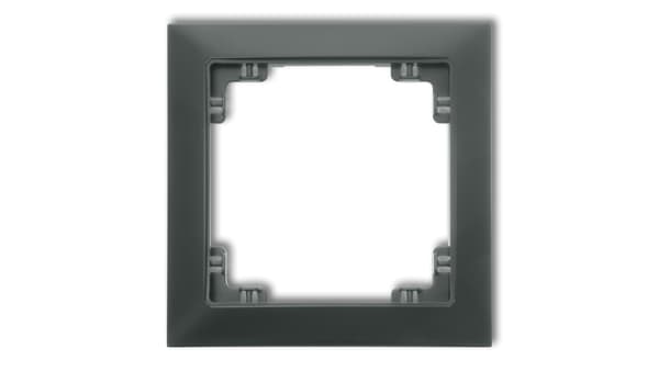 Karlik Deco Soft ram universal enkel med matt grafitplast (28DRSO-1)