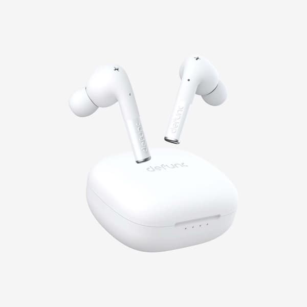 DeFunc Hörlurar Bluetooth 5.2 True Entertainment Trådlösa Vit/Vit 71534