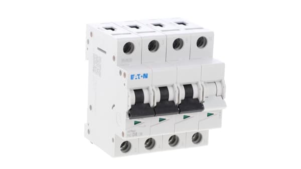 Strømafbryder 3P+N D 8A 15kA AC FAZ-D8/3N 278993