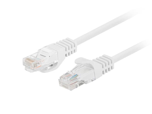 Patchkabel Lanberg UTP kat.5e 3m hvid 10-pak