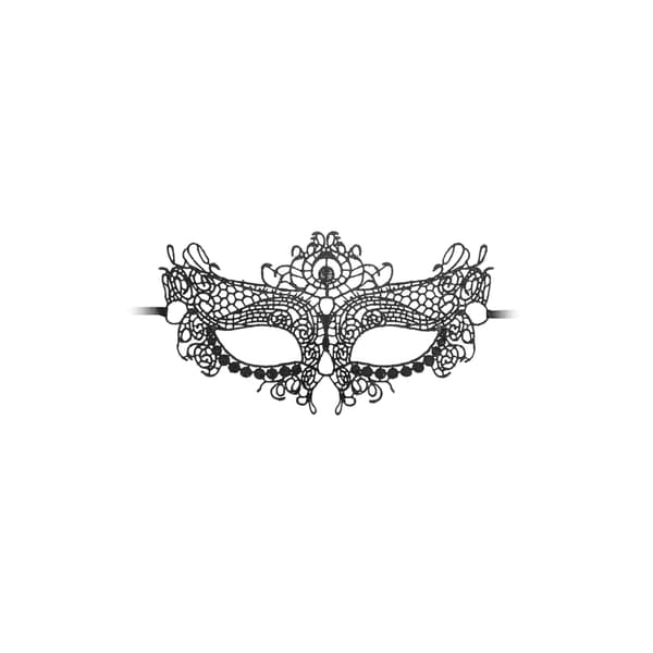 OUCH! Queen Series Spetsmask - Svart, Lättviktig, Miljövänlig Design