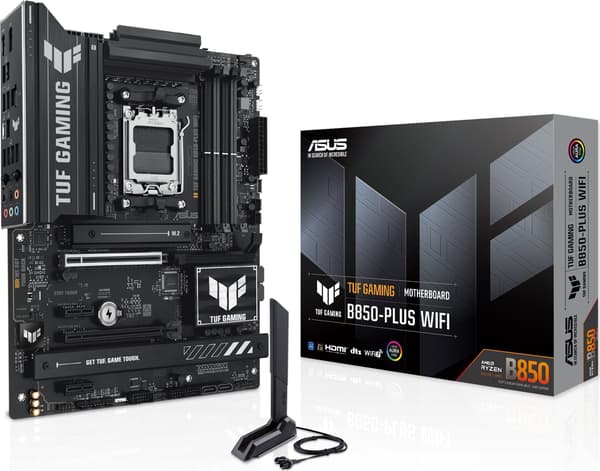ASUS TUF GAMING B850-PLUS WIFI - moderkort - ATX - Socket AM5 - AMD B850
