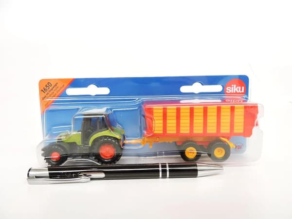 SIKU 1650 John Deere Traktor med släp