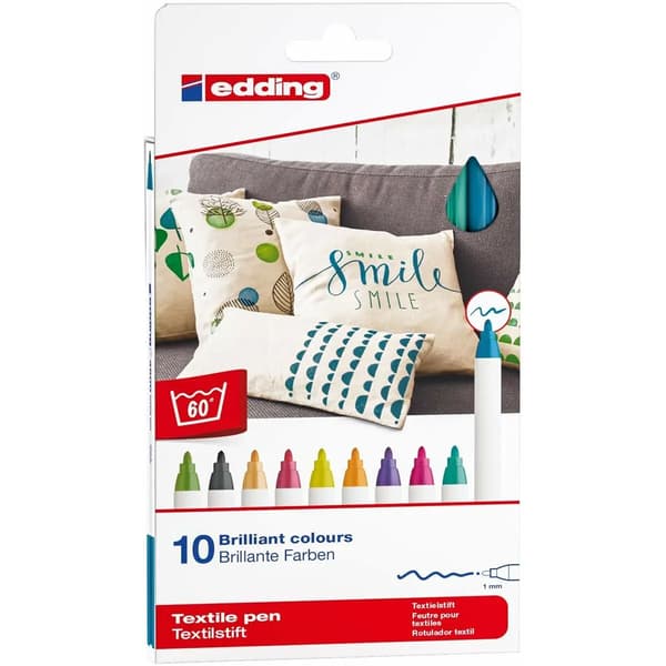Tussisetti Edding 4600 Monivärinen 10 Kappaletta