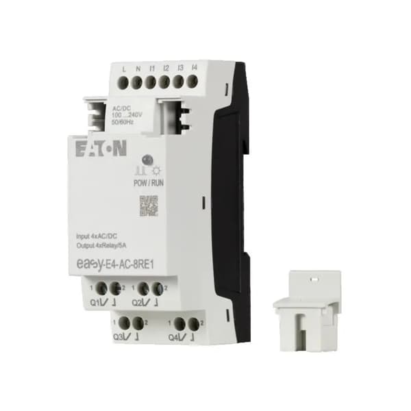 EasyE4 tulo-/lähtölaajennus 230VAC/DC 4DI 4DO-R EASY-E4-AC-8RE1 197221