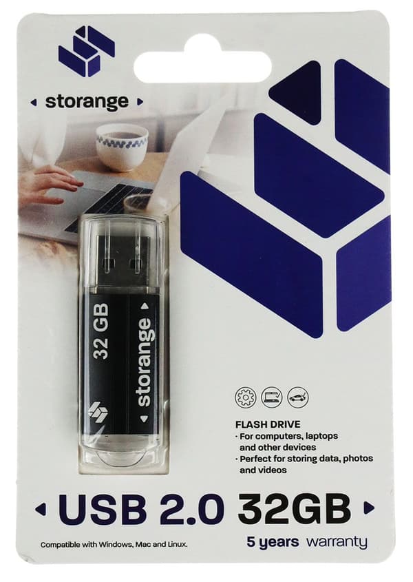 Lagerhukommelse 32 GB | Basic | USB 2.0 | sort