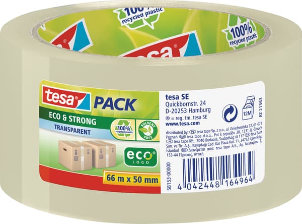 Tesa Transparent Förpackningstejp (TES068)