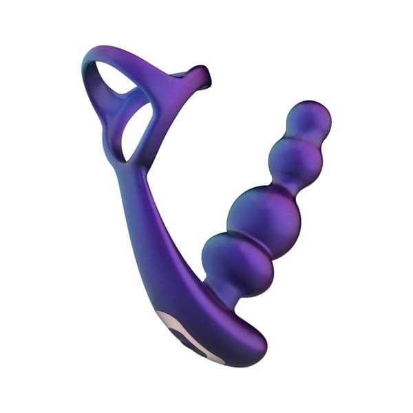 Hueman Stellar Force Vibrerande Plugg & Dubbelringsystem, 10 Lägen