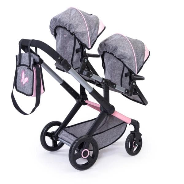 Bayer Twins barnvagn grå 26733AA