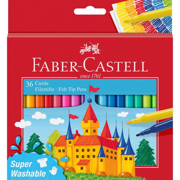 Castle tusser 36 farver FABER CASTELL
