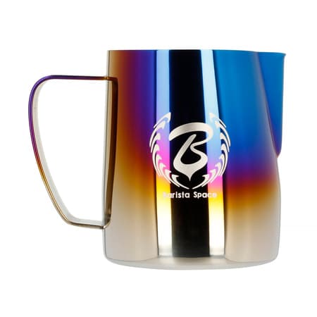 Barista Space - Titanium Half Blue Mælkekande 350ml