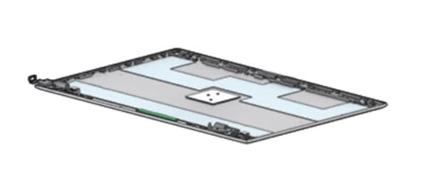 HP - bag LCD-dække