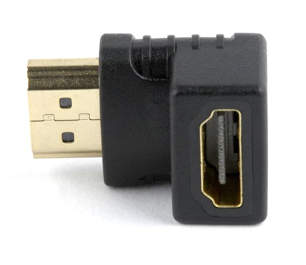 Cablexpert HDMI retvinklet adapter, 90° nedad