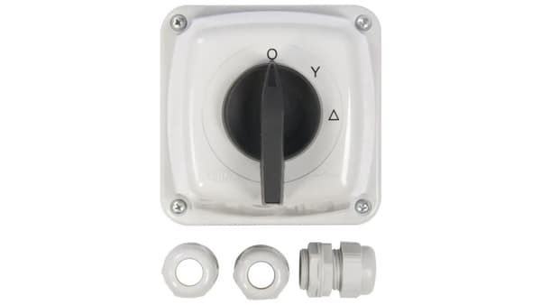Elektromet knastafbryder stjerne-trekant 3P 40A IP44 Luk 40-23 i hus (924013)