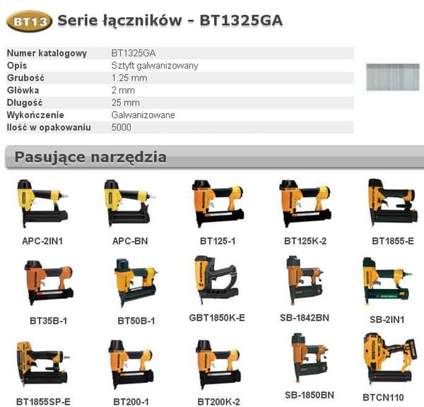 BOSTITCH STICKS BT13 25mm 5000 stk.