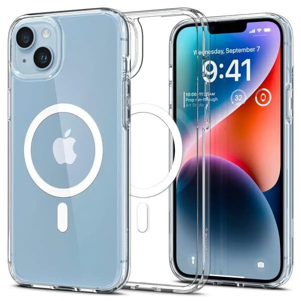 SPIGEN Ultra Hybrid Mag Cover til IPHONE 14 hvid